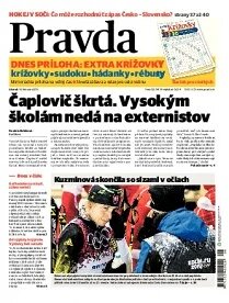 Obálka e-magazínu Pravda 18.2.2014