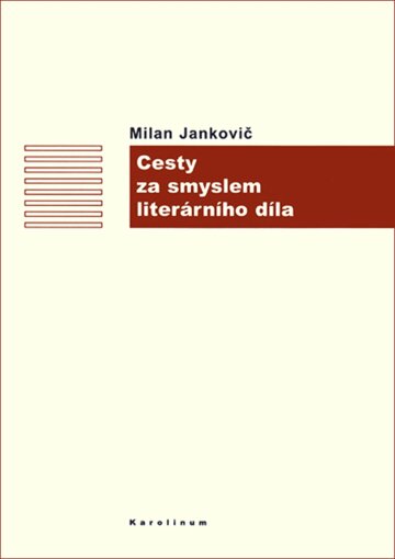 Obálka knihy Cesty za smyslem literárního díla