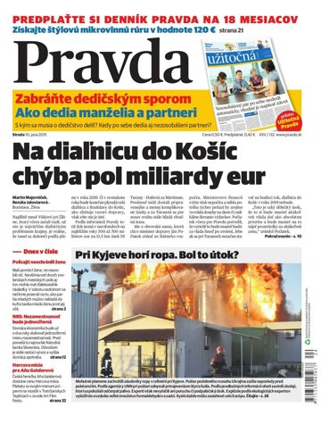 Obálka e-magazínu Pravda 10. 6. 2015