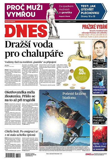 Obálka e-magazínu MF Dnes 4.3.2017