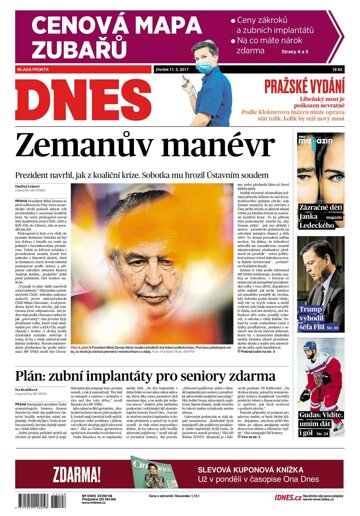 Obálka e-magazínu MF Dnes 11.5.2017