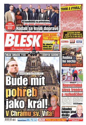 Obálka e-magazínu Blesk 2.10.2018