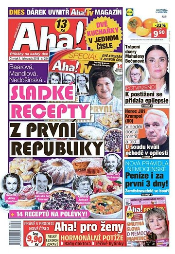 Obálka e-magazínu AHA! 1.11.2018