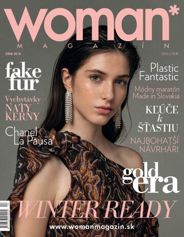 Obálka e-magazínu Woman magazín zima 2018