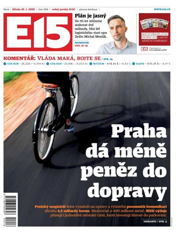 Obálka e-magazínu E15 29.1.2020