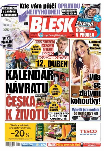 Obálka e-magazínu Blesk 6.4.2021