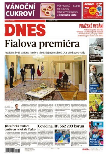 Obálka e-magazínu MF Dnes 29.11.2021