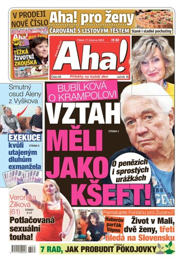 Obálka e-magazínu AHA! 17.3.2023