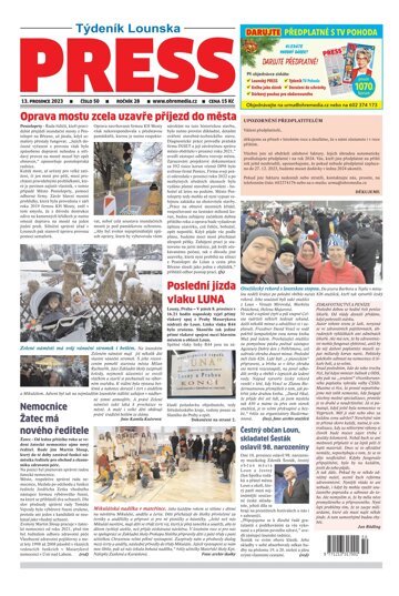 Obálka e-magazínu Lounský press 50/23