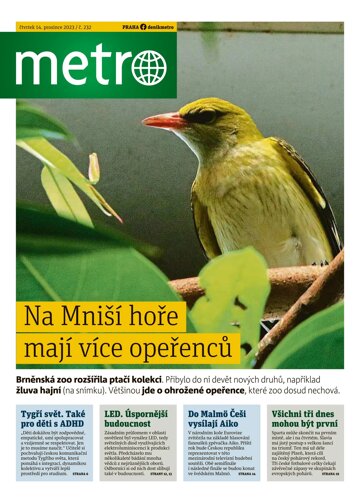 Obálka e-magazínu deník METRO 14.12.2023