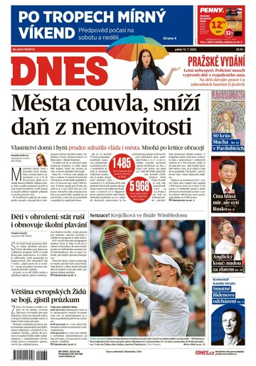 Obálka e-magazínu MF Dnes 12.7.2024