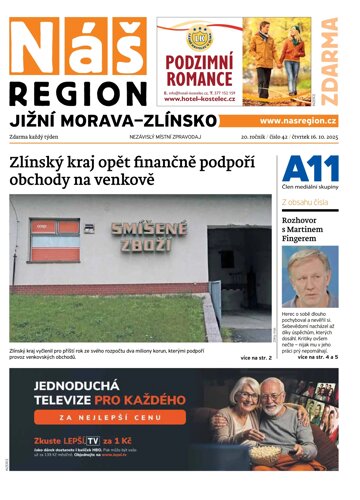 Obálka e-magazínu Náš Region - Jižní Morava/Zlínsko 42/2025