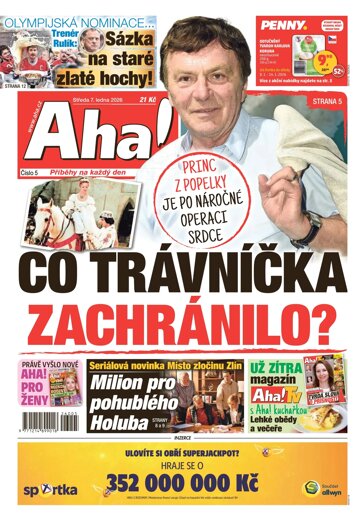 Obálka e-magazínu AHA! 7.1.2026