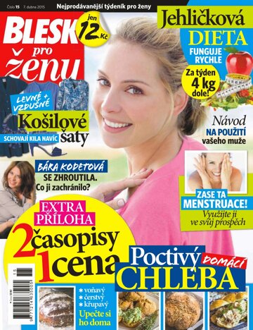 Obálka e-magazínu Blesk pro ženy 7.4.2015