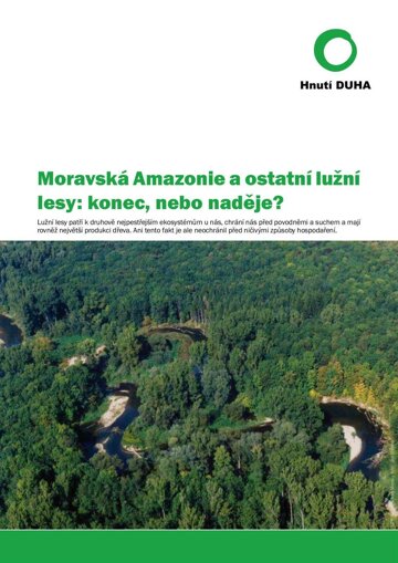 Obálka e-magazínu Moravská Amazonie a ostatní lužní lesy: konec, nebo naděje?