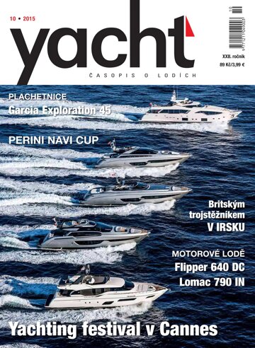 Obálka e-magazínu Yacht 10/2015