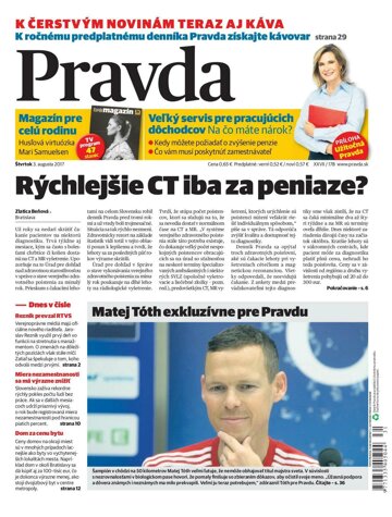 Obálka e-magazínu Pravda 3.8.2017