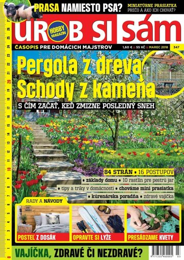 Obálka e-magazínu Urob si sám 3/2018