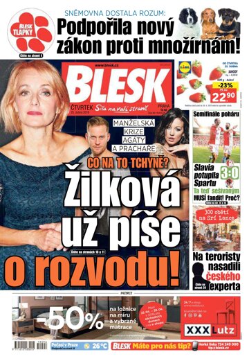 Obálka e-magazínu Blesk 25.4.2019