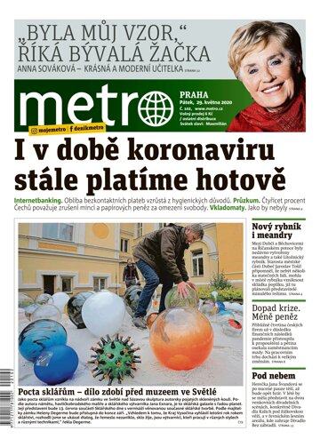 Obálka e-magazínu deník METRO 29.5.2020