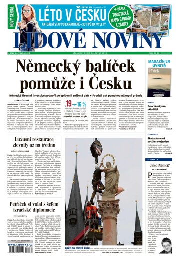 Obálka e-magazínu Lidové noviny 5.6.2020