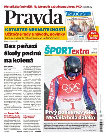 Obálka e-magazínu Pravda 8.2.2022