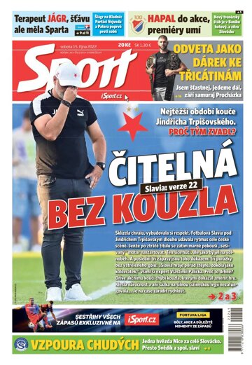 Obálka e-magazínu Sport 15.10.2022