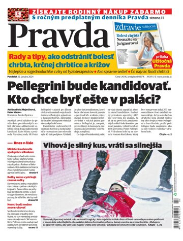 Obálka e-magazínu Pravda 22. 1. 2024