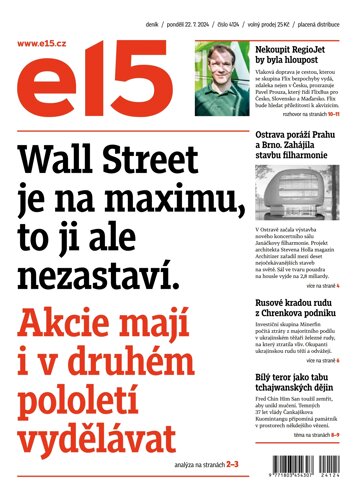 Obálka e-magazínu E15 22.7.2024