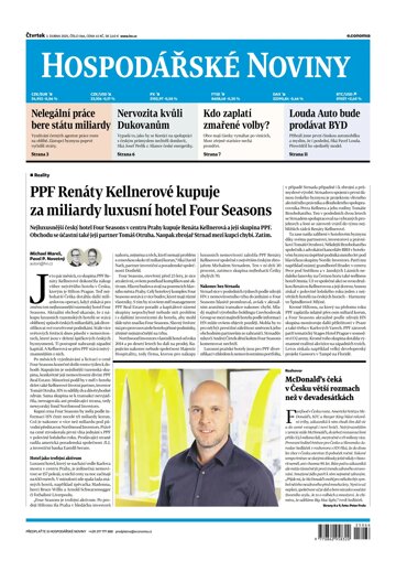 Obálka e-magazínu Hospodářské noviny 066 - 3.4.2025