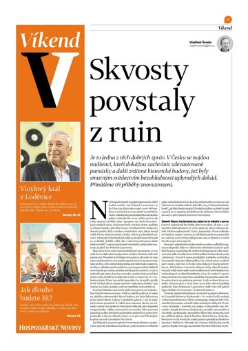 Obálka e-magazínu Hospodářské noviny - příloha Víkend 067 - 4.4.2025 Víkend