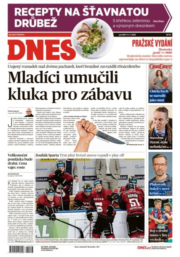 Obálka e-magazínu MF Dnes 14.4.2025