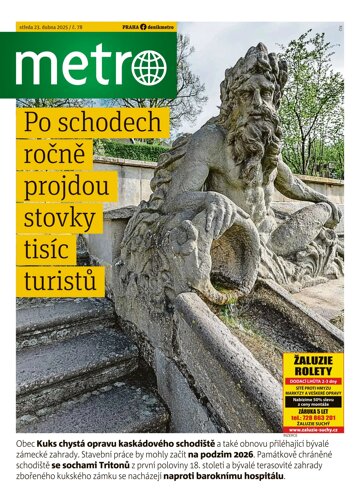 Obálka e-magazínu deník METRO 23.4.2025