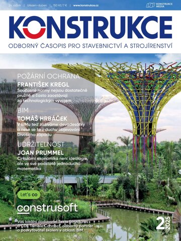 Obálka e-magazínu Konstrukce 2/2025