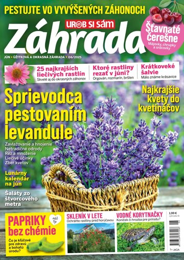 Obálka e-magazínu Záhrada 2025 06
