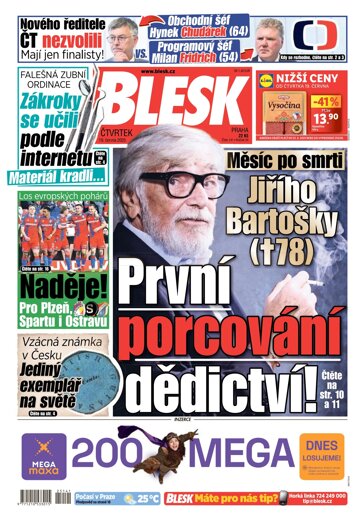 Obálka e-magazínu Blesk 19.6.2025