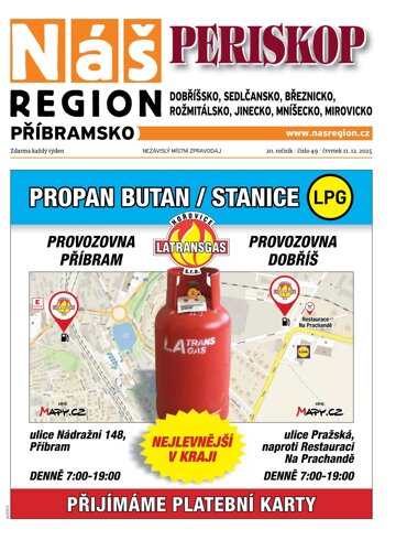 Obálka e-magazínu Náš Region - Příbramsko 49/2025