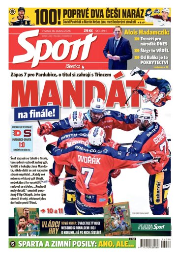 Obálka e-magazínu Sport 16.4.2026