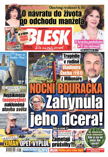 Obálka e-magazínu Blesk 29.7.2026