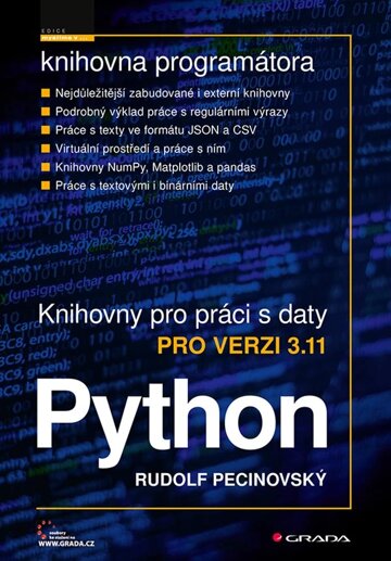 Obálka knihy Python - knihovny pro práci s daty