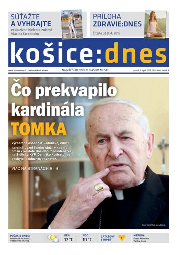 Obálka e-magazínu košice:dnes 5.4.2016