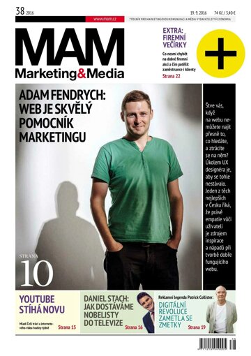 Obálka e-magazínu Marketing & Media 38 - 19.9.2016