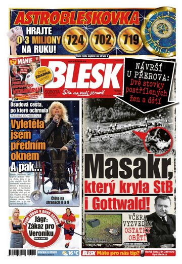 Obálka e-magazínu Blesk 15.10.2016