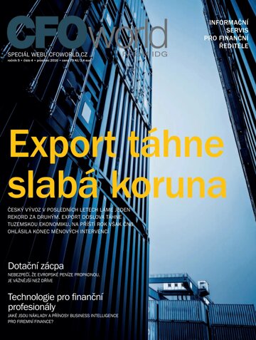 Obálka e-magazínu CFO World 4/2016