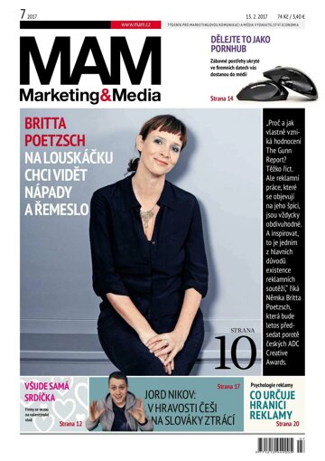 Obálka e-magazínu Marketing & Media 7 - 13.2.2017