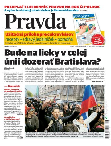 Obálka e-magazínu Pravda 19.4.2017