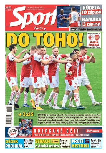 Obálka e-magazínu Sport 15.4.2021