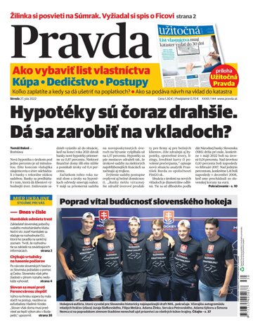 Obálka e-magazínu Pravda 27. 7. 2022