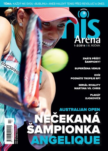 Obálka e-magazínu Tennis Arena 1-2/2016