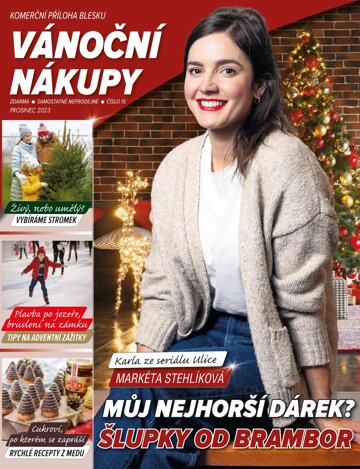 Obálka e-magazínu KP 15/2023 Vánoční nákupy
